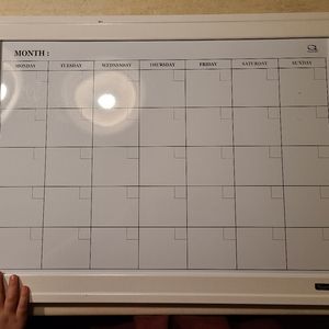 Dry Erase Wall Calendar